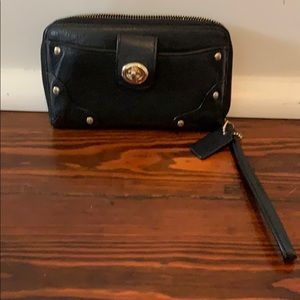 Coach Black Wristlet